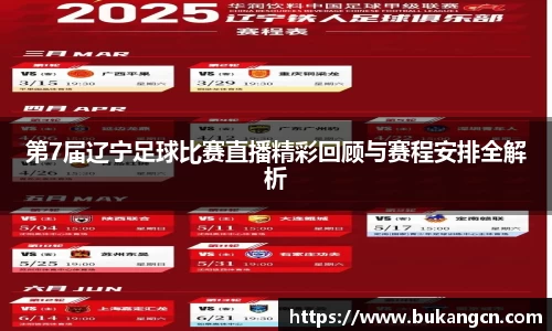 第7届辽宁足球比赛直播精彩回顾与赛程安排全解析